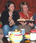 Looking at Gods word.